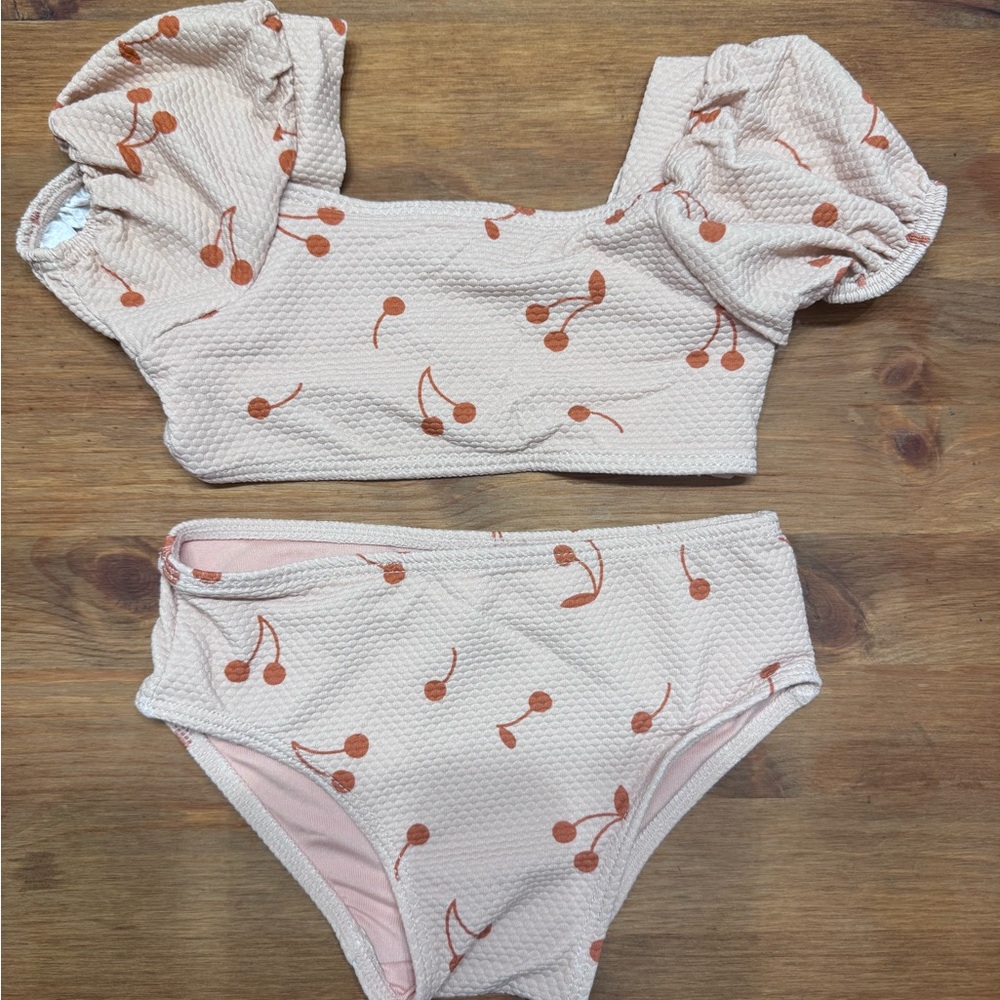 Quincy Mae Cherry Print Bikini Set